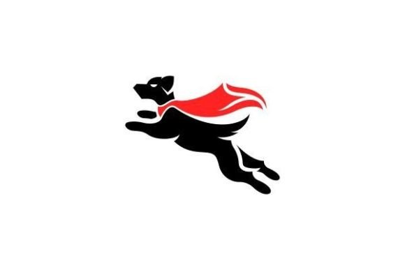 Animal Dog Hero Logo Design