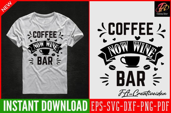 Coffee Bar Svg Design