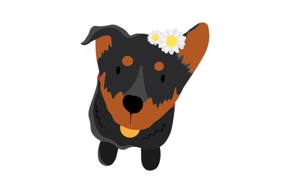 Dog in Nature, Spring