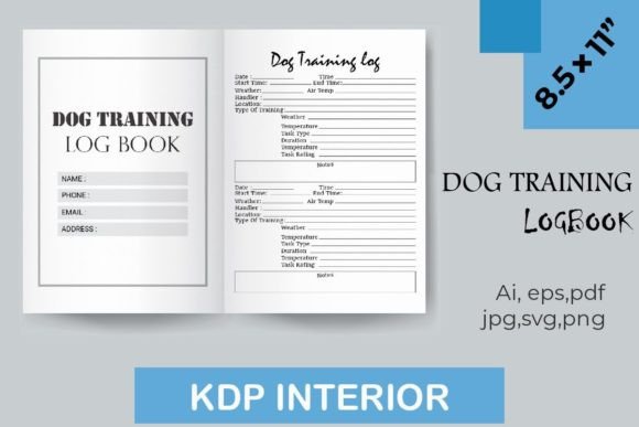 Dog Training Log KDP Interior