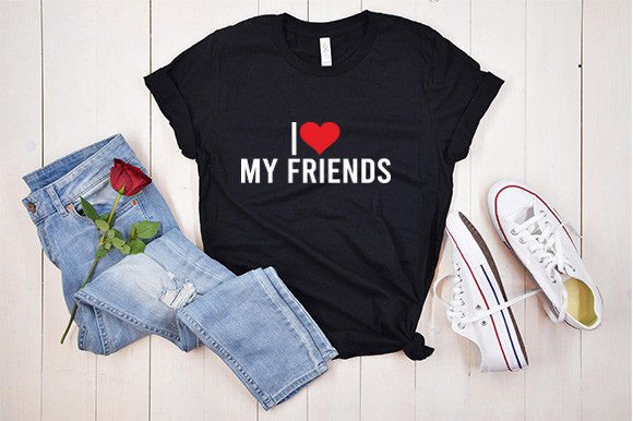 FRIENDS T SHIRT DESIGN