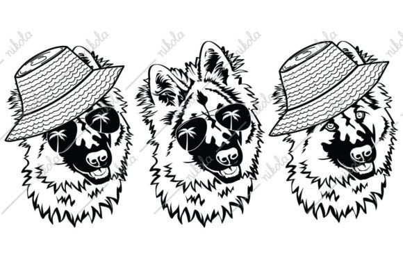 German Shepherd Dog Sunglasses Hat